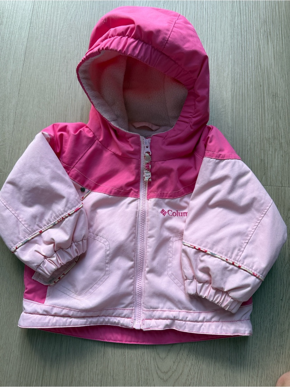 Columbia Baby Girls' Fleece-Lined Winter Jacket – Size 12 Months